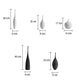Vase Design Moderne Noir ou Blanc