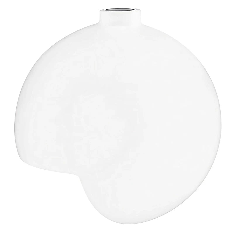Vase Moderne Sphérique à Angle Droit Noir ou Blanc