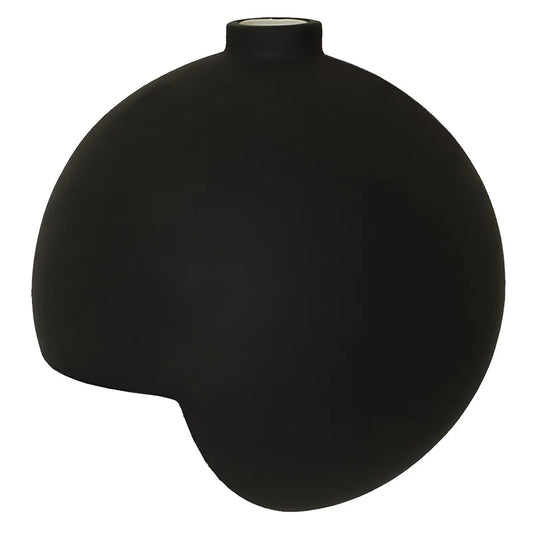 Vase Moderne Sphérique à Angle Droit Noir ou Blanc