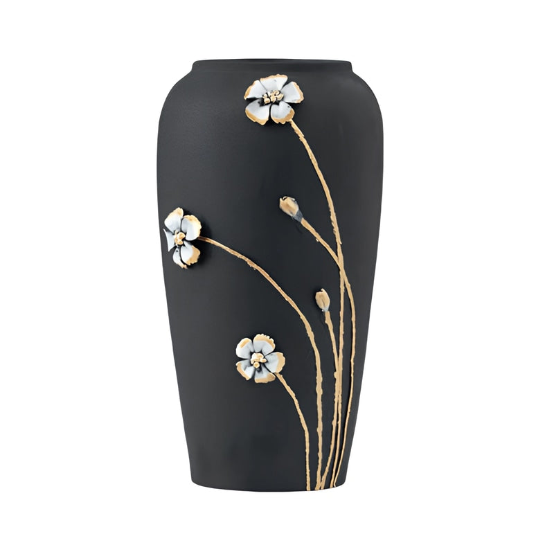 Vase Monochrome Bleu ou Noir