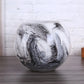 Vase Motif Marbre Rond Élégant