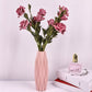 Vase Motif Origami Ondulé Blanc ou Rose