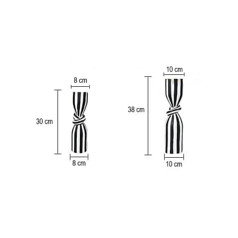Vase Noir et Blanc Marin Décoration pour Bureau