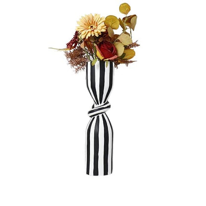 Vase Noir et Blanc Marin Décoration pour Bureau
