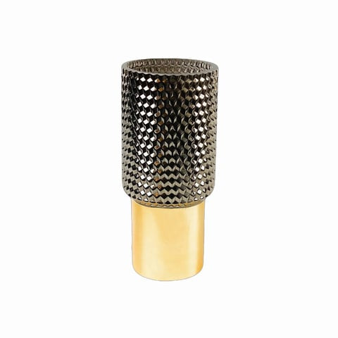 Vase Noir et Doré Luxueux