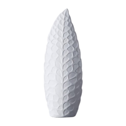 Vase Nordique Forme de Feuille Design