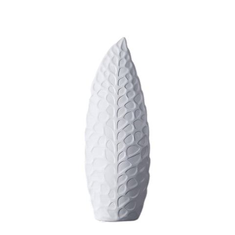 Vase Nordique Forme de Feuille Design