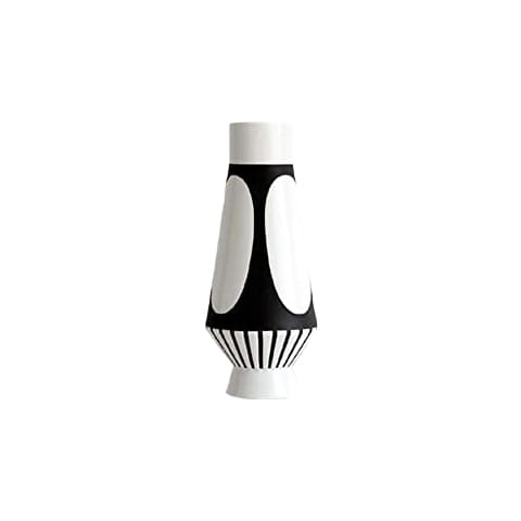 Vase Nordique Géométrique Noir et Blanc