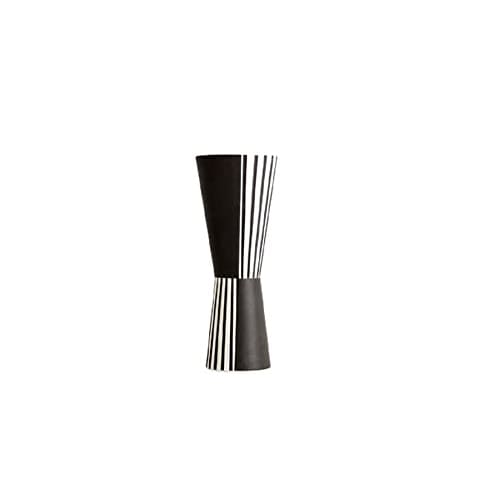 Vase Nordique Géométrique Noir et Blanc