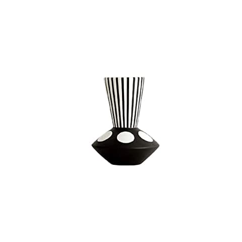 Vase Nordique Géométrique Noir et Blanc