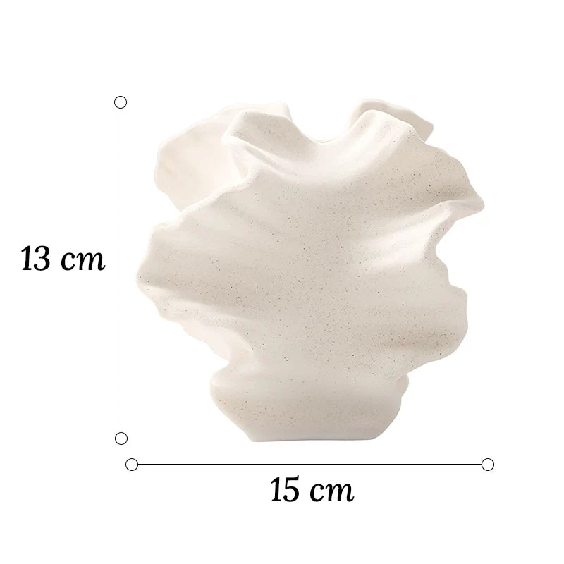 Vase Ondulé Chantilly Style Moderne