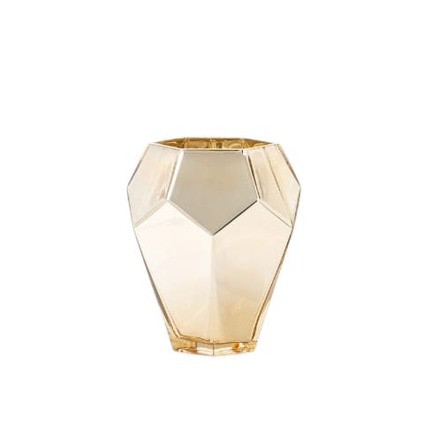 Vase Or Forme Pierre Précieuse