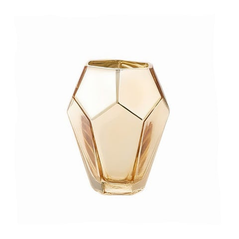Vase Or Forme Pierre Précieuse