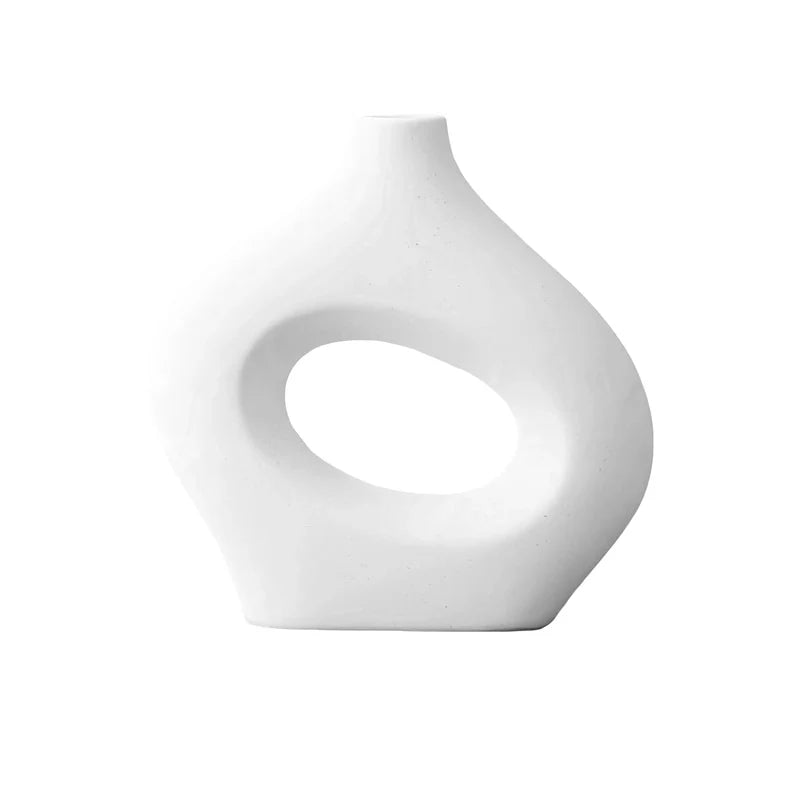 Vase Original Noir ou Blanc Donut