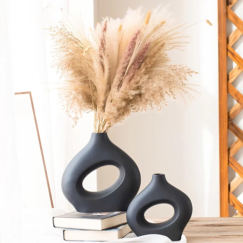 Vase Original Noir ou Blanc Donut