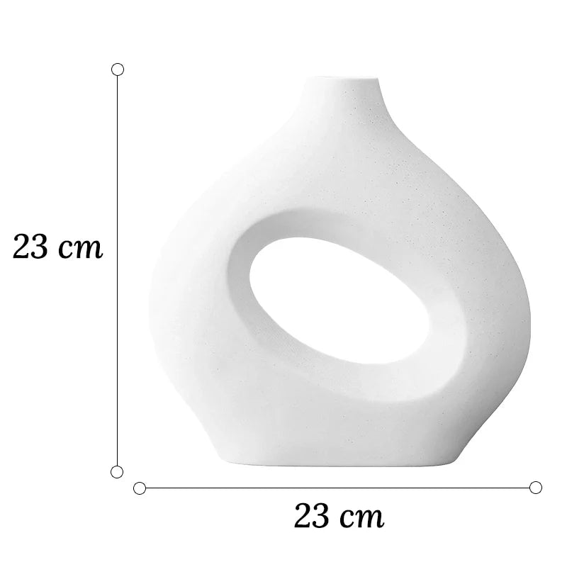 Vase Original Noir ou Blanc Donut
