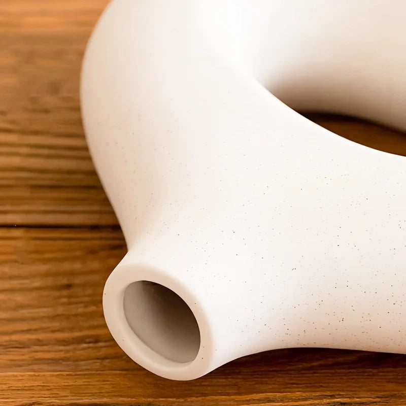 Vase Original Noir ou Blanc Donut