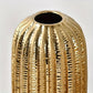 Vase Ovalisé Couleur Dorée