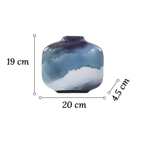 Vase Paysage d'Encre Créatif
