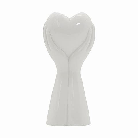 Vase Petit Cœur Entre Deux Mains