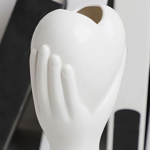 Vase Petit Cœur Entre Deux Mains