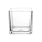 Vase Petit Cube Décoratif Transparent