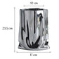 Vase Plissé Élégant Or ou Argent