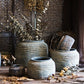 Vase Pot Style Art Ancien Motifs Losanges