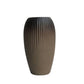 Vase Poterie Cabossée Marron Glacé