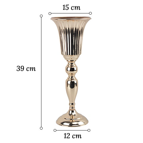 Vase Prestigieux Trompette pour Mariage Or ou Argent