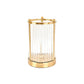 Vase Raffiné Colonne Transparente Cadre Doré