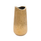 Vase Raffiné Rayé Doré