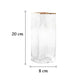 Vase Rectangulaire Opalisé Bordure Dorée