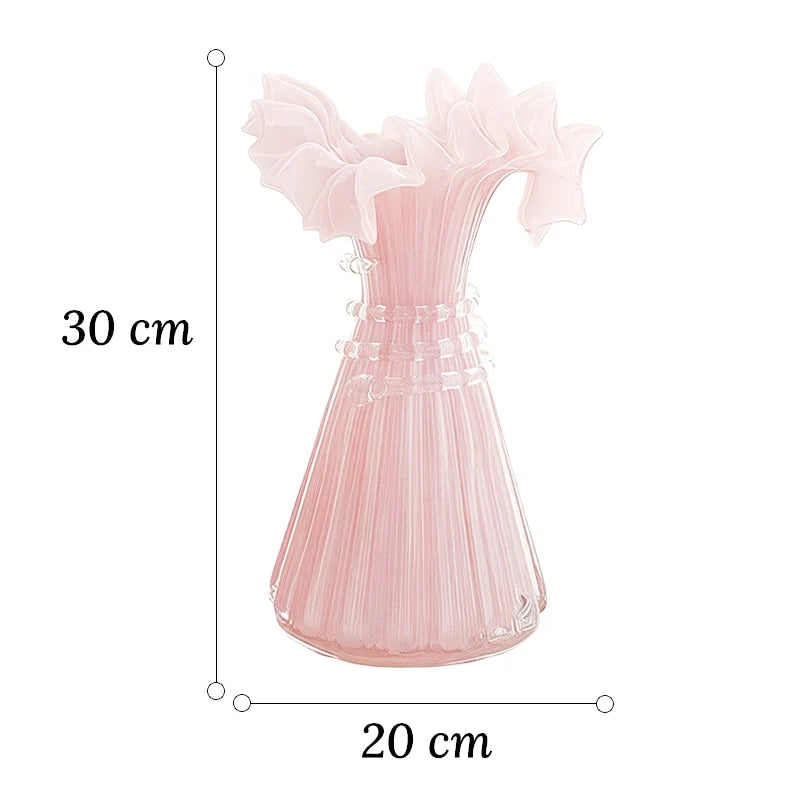 Vase Robe Rose Cintrée Bustier Élégant