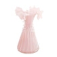 Vase Robe Rose Cintrée Bustier Élégant