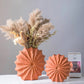 Vase Rond Rouge Forme Coquille Hérisson de Mer
