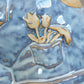 Vase Salopette Bleue Créatif