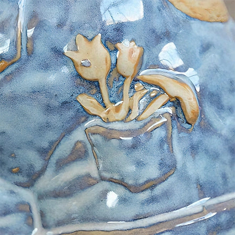 Vase Salopette Bleue Créatif