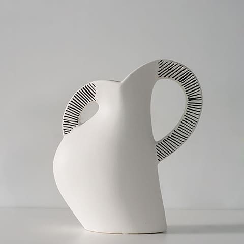 Vase Créatif Scandinave Blanc et Noir
