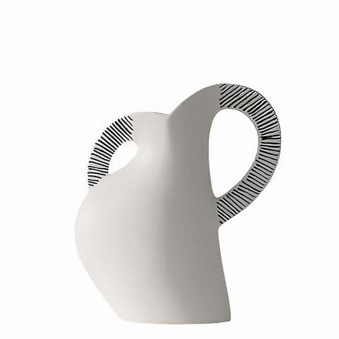 Vase Créatif Scandinave Blanc et Noir