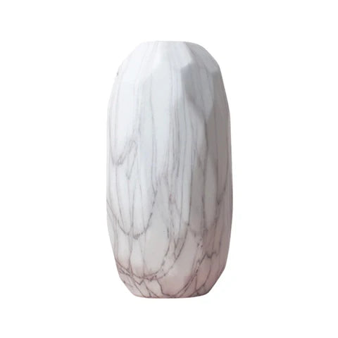 Vase Sculpté Motif Marbre