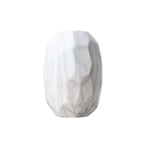 Vase Sculpté Motif Marbre