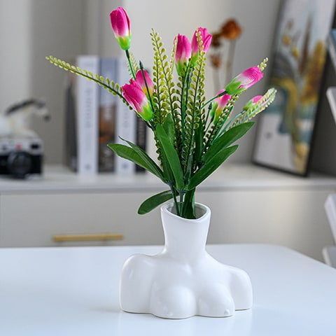 Vase Seins Femme Body Art
