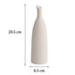 Vase Simple Blanc ou Abricot