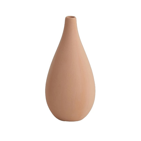 Vase Simple Blanc ou Abricot