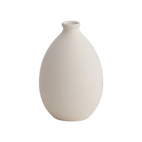 Vase Simple Blanc ou Abricot