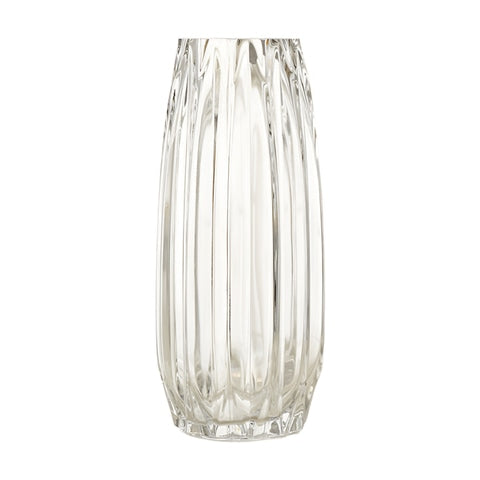 Vase Simple Incurvé Vert ou Transparent