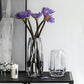 Vase Simple Incurvé Vert ou Transparent