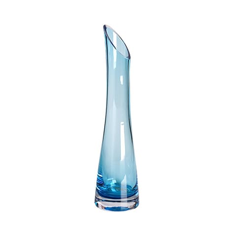 Vase Soliflore Bec Biseauté Translucide Coloré
