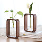 Vase Soliflore Cadre Rectangulaire en Noyer